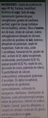 formula 1 herbalife - Ingredients - fr