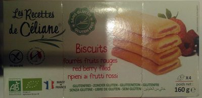 Biscuits Fourrés Fruits Rouges - Product - fr