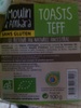 Toasts teff - Product