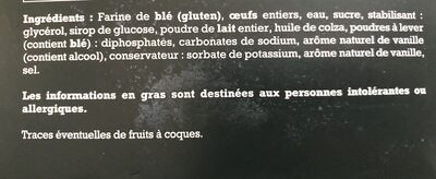 Pancake nature - Ingrédients