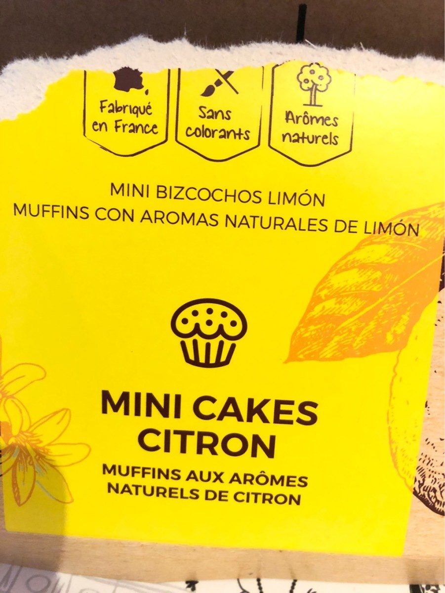 Mini Cakes au citron - Produit
