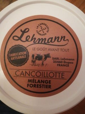 Cancoillotte melange forestier - Produit