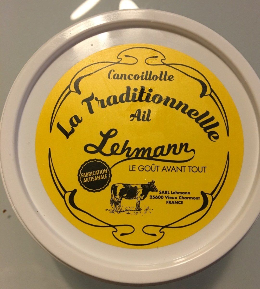 Cancoillotte la traditionnelle ail - Produit
