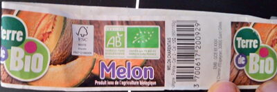 Melon charentais bio - Instruction de recyclage et/ou informations d'emballage