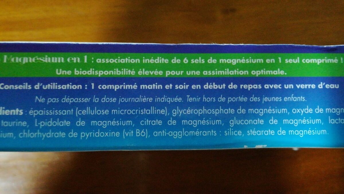 6 Magnésium En 1 - 60 Comprimés - MBE - Product - fr