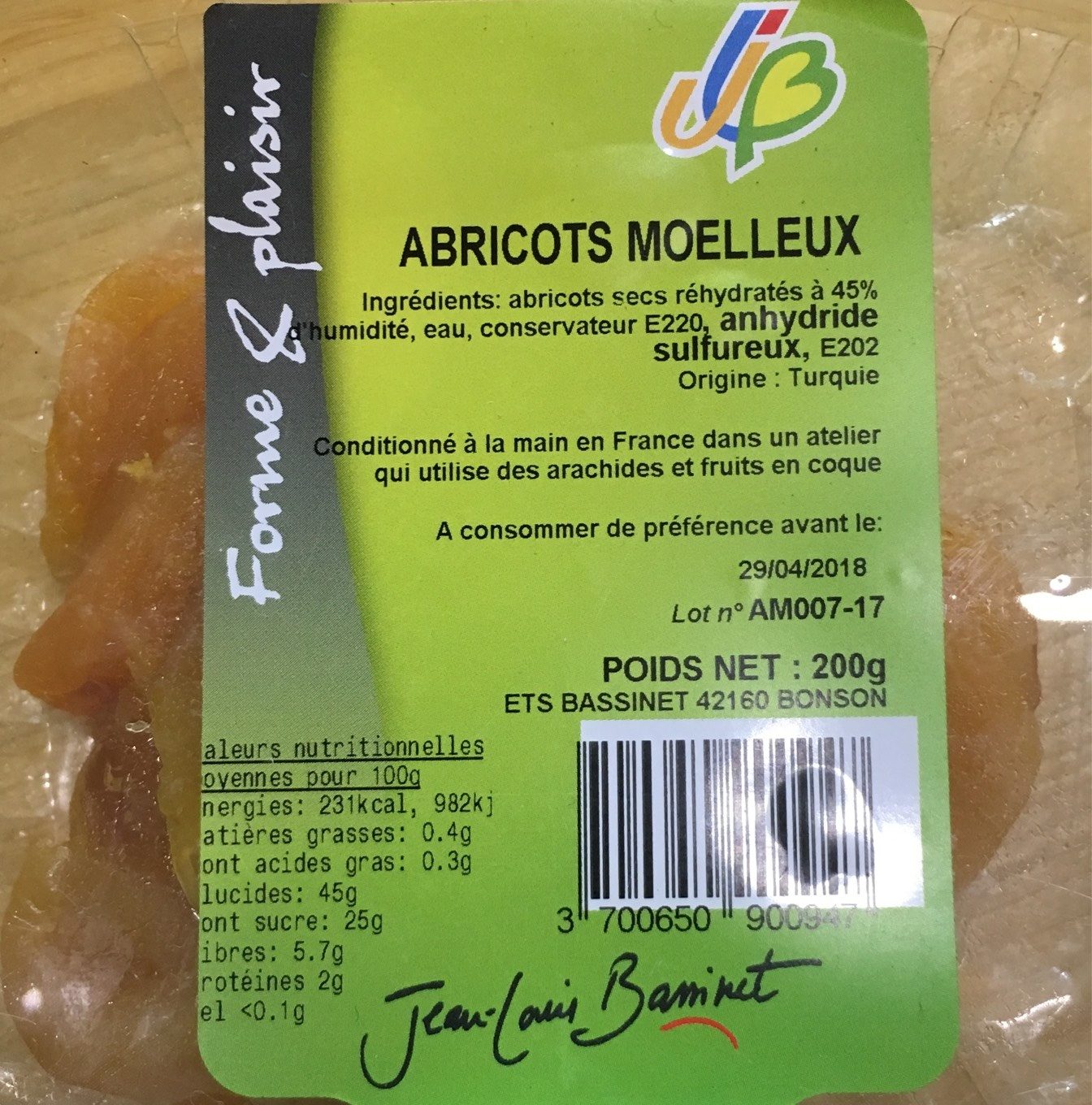 Abricots moelleux - Product - fr