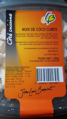 Noix de coco cubes - Product - fr