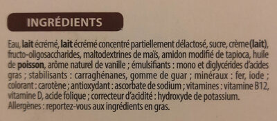 Boisson lactée - Matilia Grossesse Vanille - Ingredientes - fr