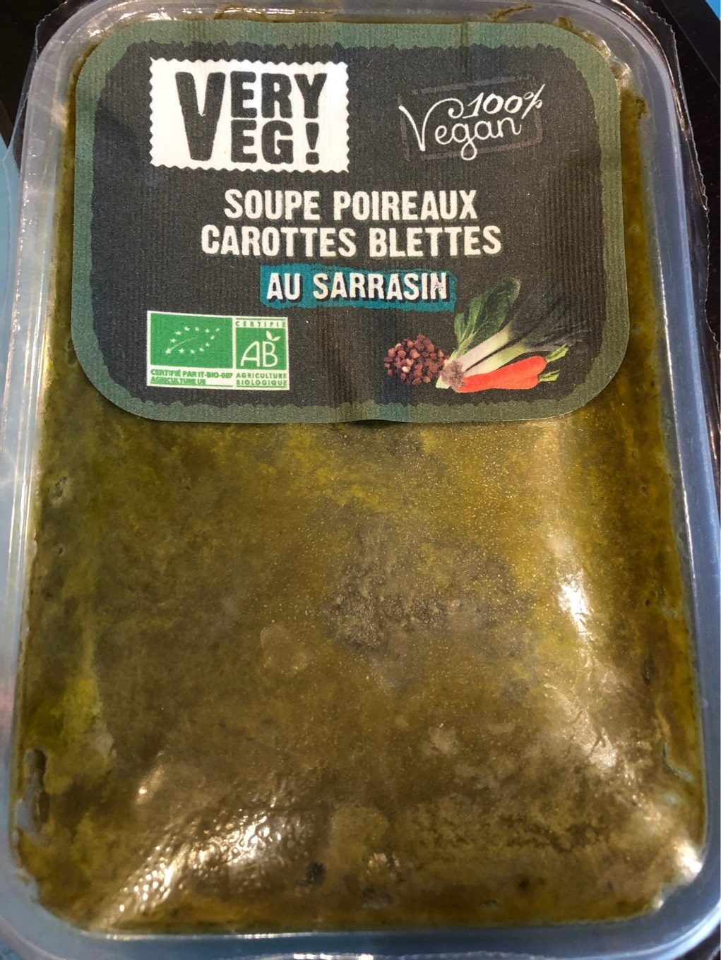 Soupe Poireaux Carottes Blettes au Sarrasin - Produit
