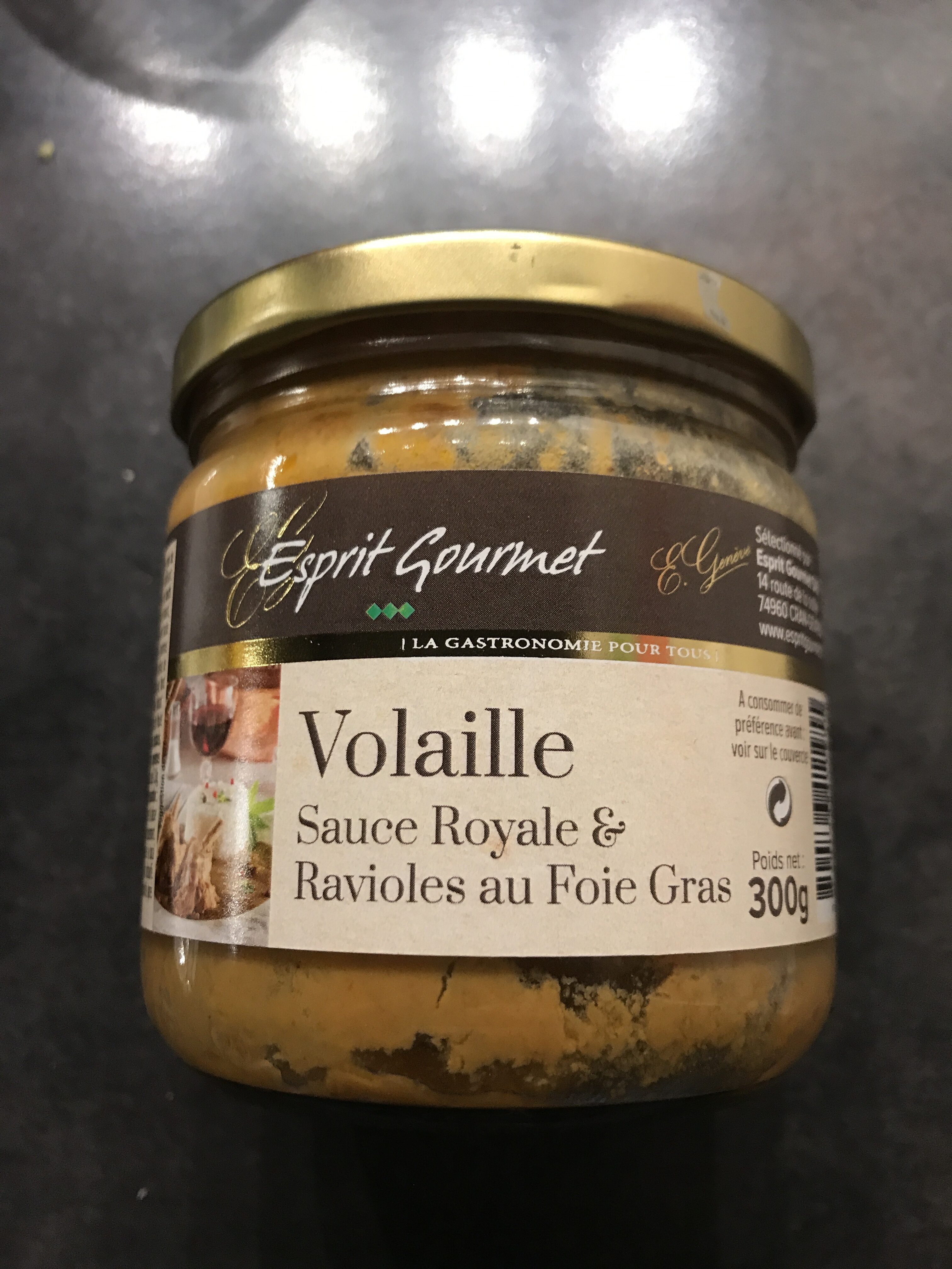 Volaille - Sauce Royale et Ravioles au foie gras - Prodotto - fr