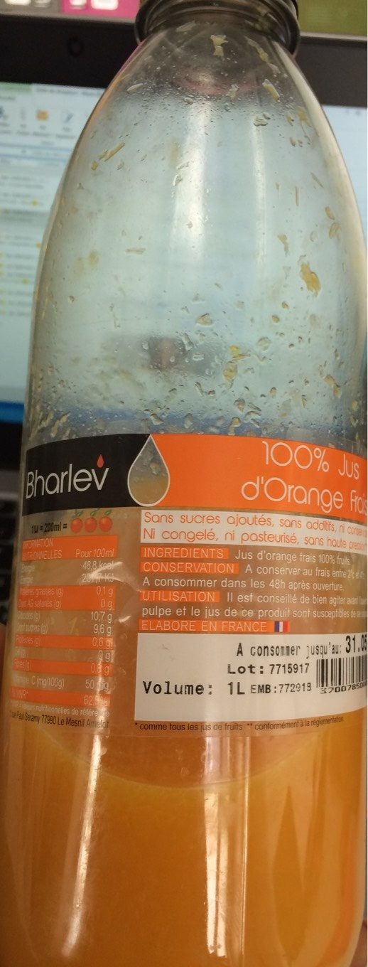 Jus D'orange 100% Frais - Product - fr