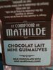 Chocolat lait mini guimauves - Produkt