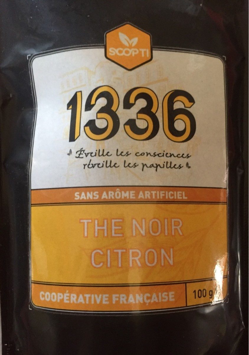 Thé noir aromatisé Citron - Product - fr
