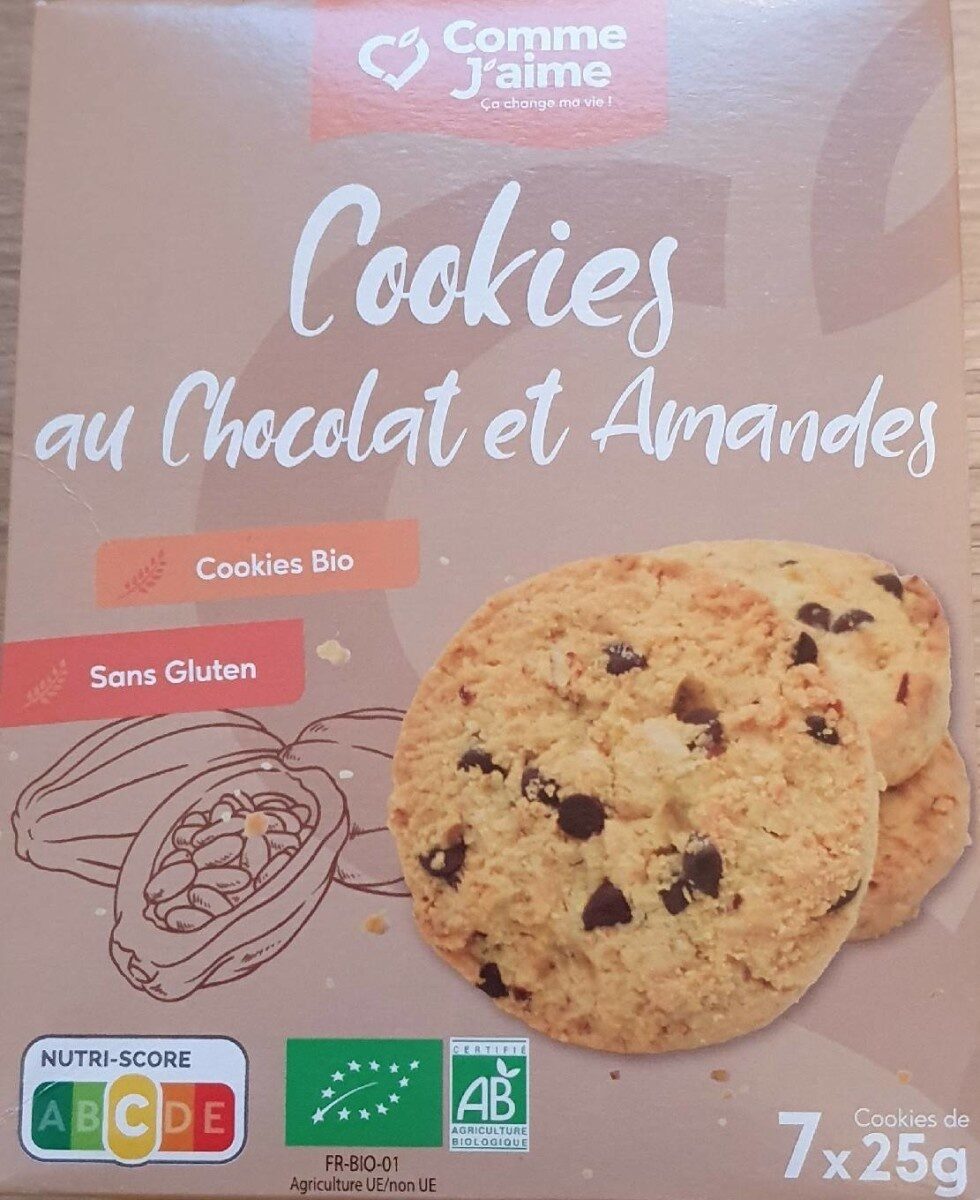 Cookies chocolat et amandes - Produkt - fr