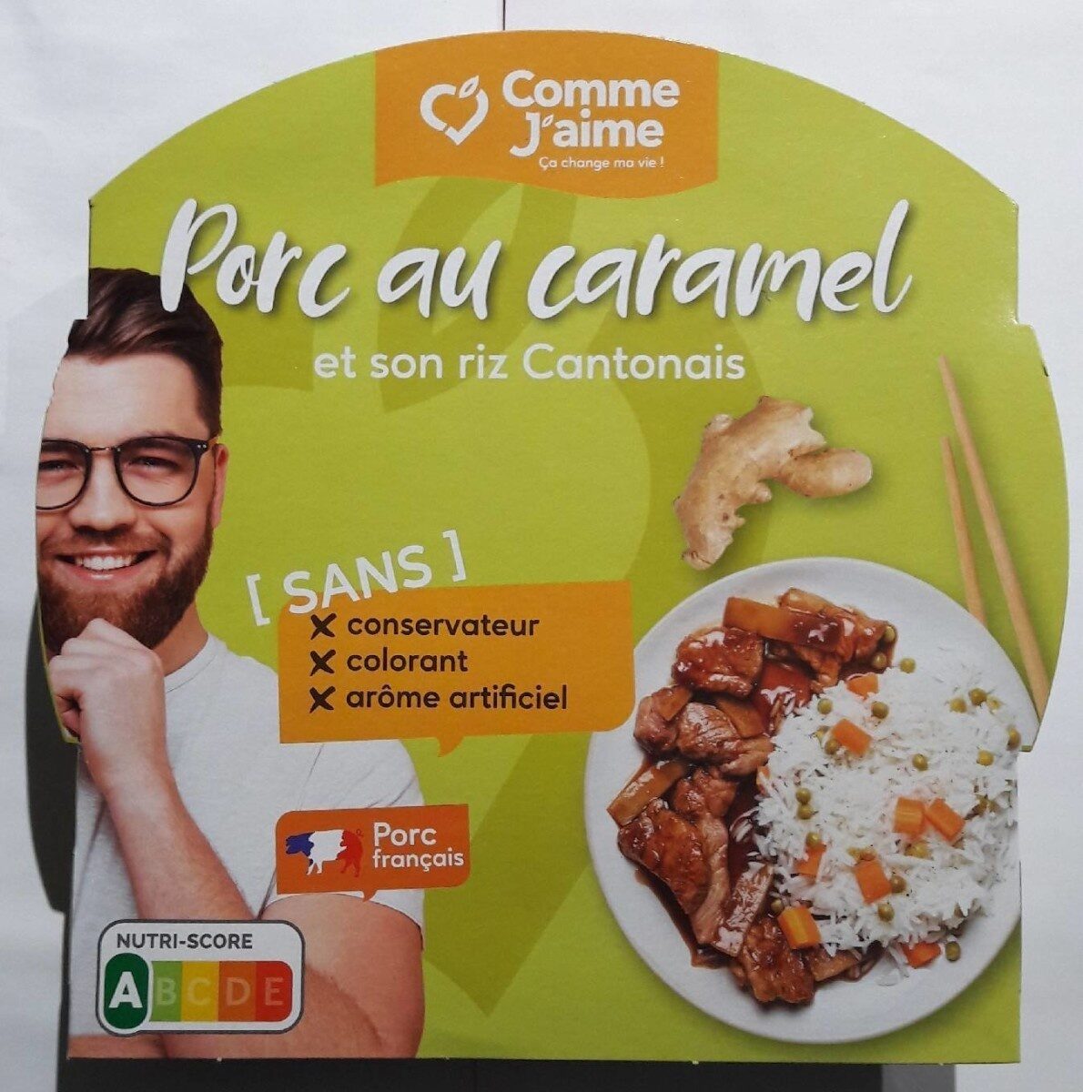 Porc au caramel et son riz cantonais - Produkt - fr