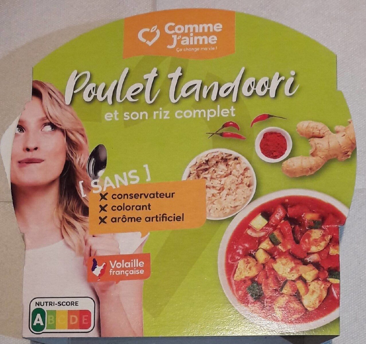 Poulet tandoori et son riz complet - Produkt - fr
