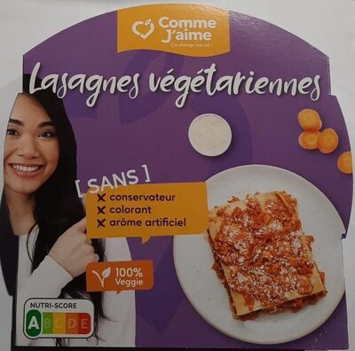 Lasagnes végétariennes - Produkt - fr