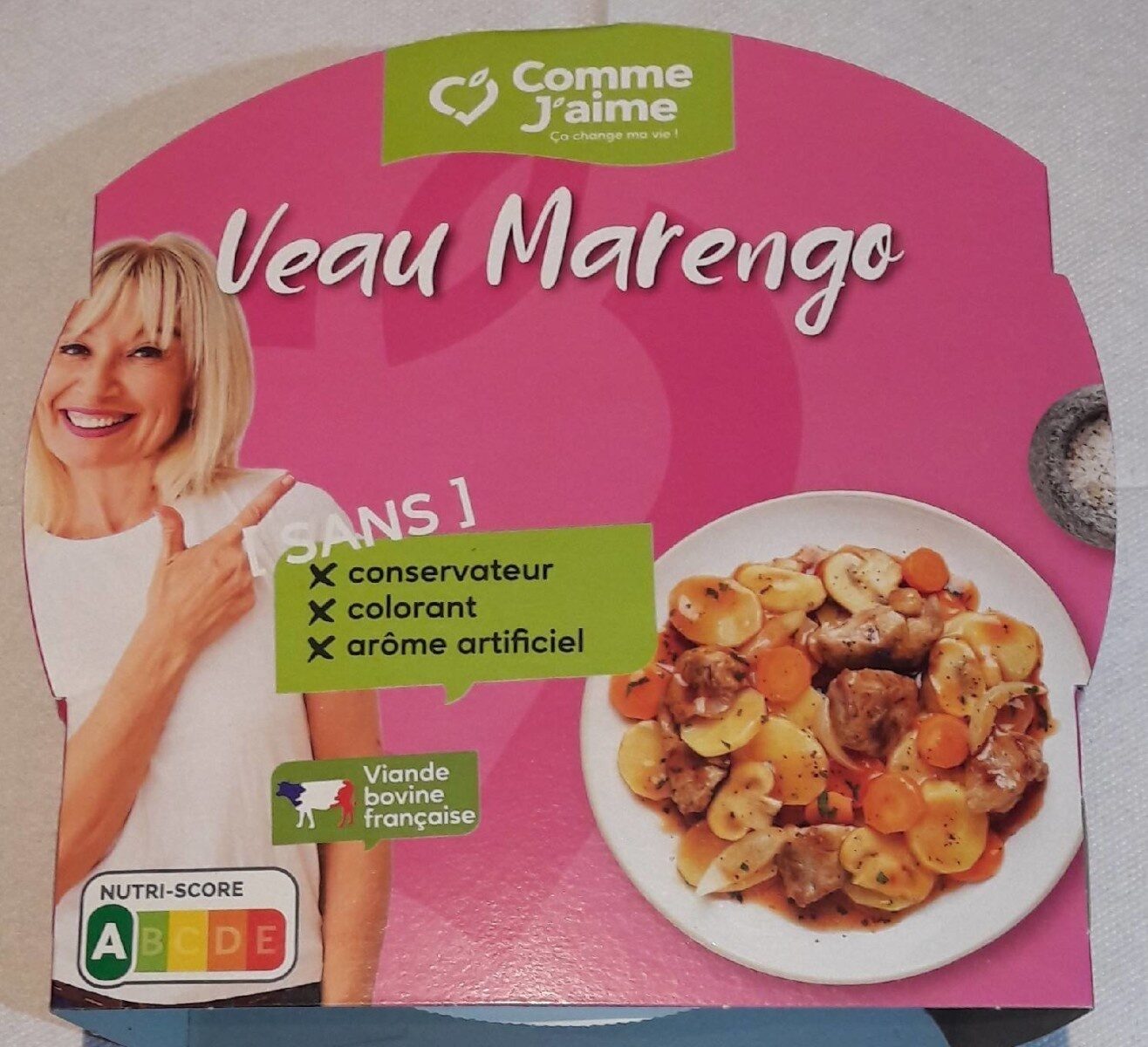 Veau Marengo et pommes de terre - Produkt - fr