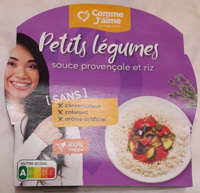 Petits legumes sauce provençale et riz - Product - fr