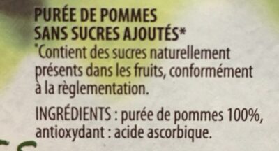 Compotes De Pommes - Ingredients - fr