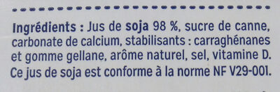 Soja nature - Ingredients - fr