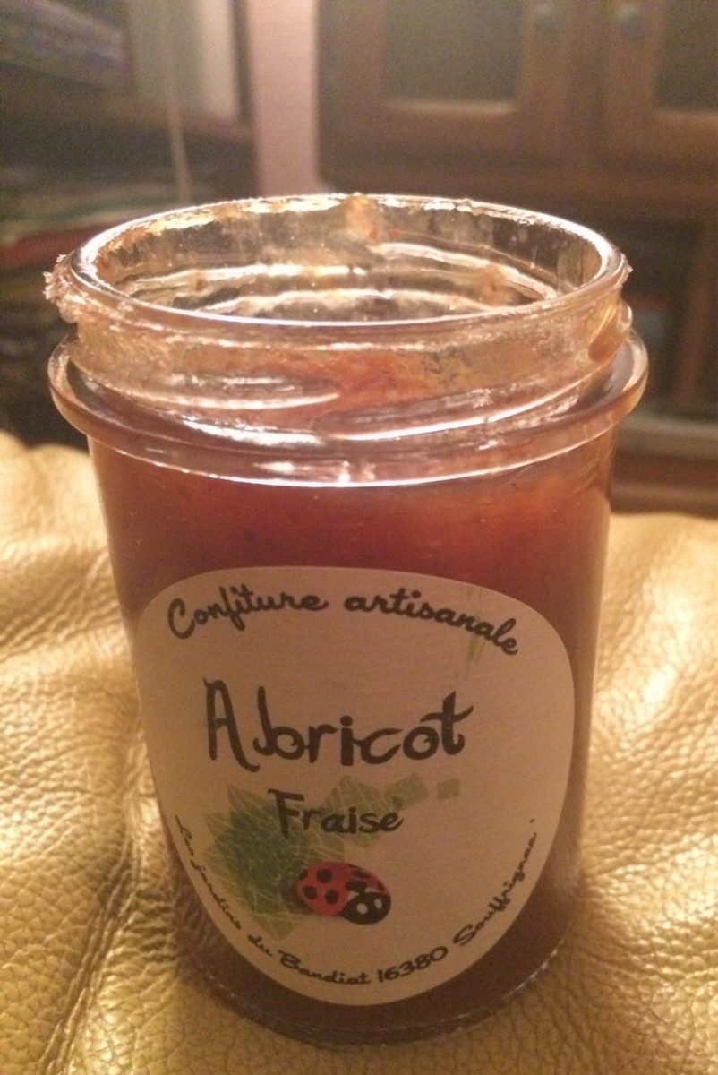 Confiture artisanale abricot fraise - Product - fr