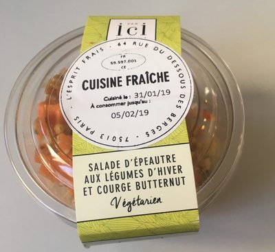 Salade d'épeautre aux légumes d'hiver et courge butternut - Product - fr