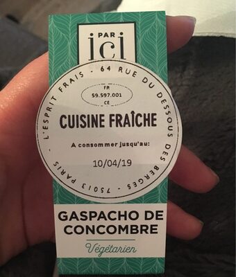 Gaspacho de concombre - Product - fr