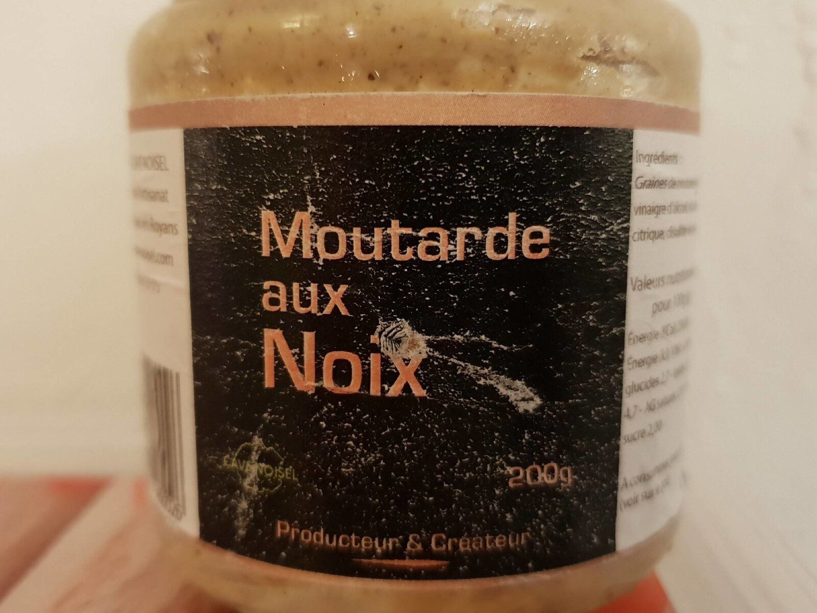 Moutarde aux noix - Produit