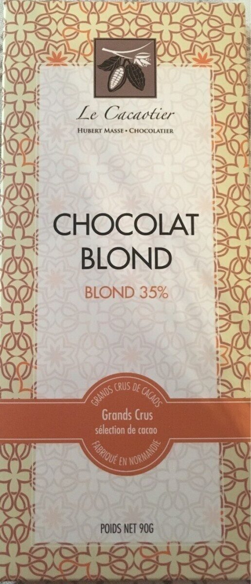 Chocolat blond - Product - fr