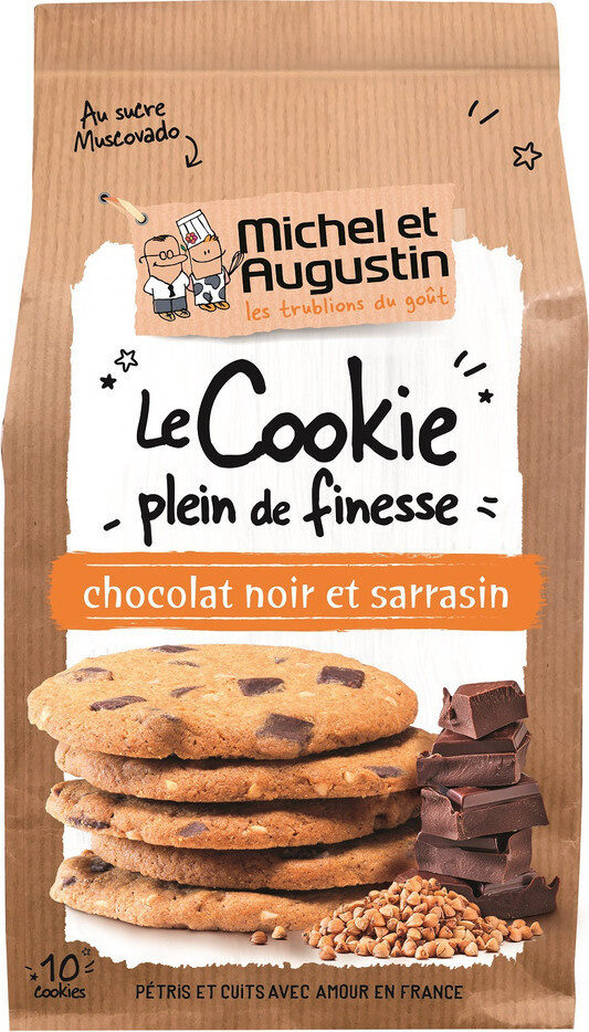 Cookie fin croust sarrasin chocolat noir 140g - Produit