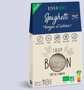 Spaghetti konjac et avoine - ENVI-BIO - 270 g - Produit