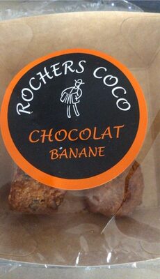 Rochers coco, chocolat noir & banane 80gt - Product - fr
