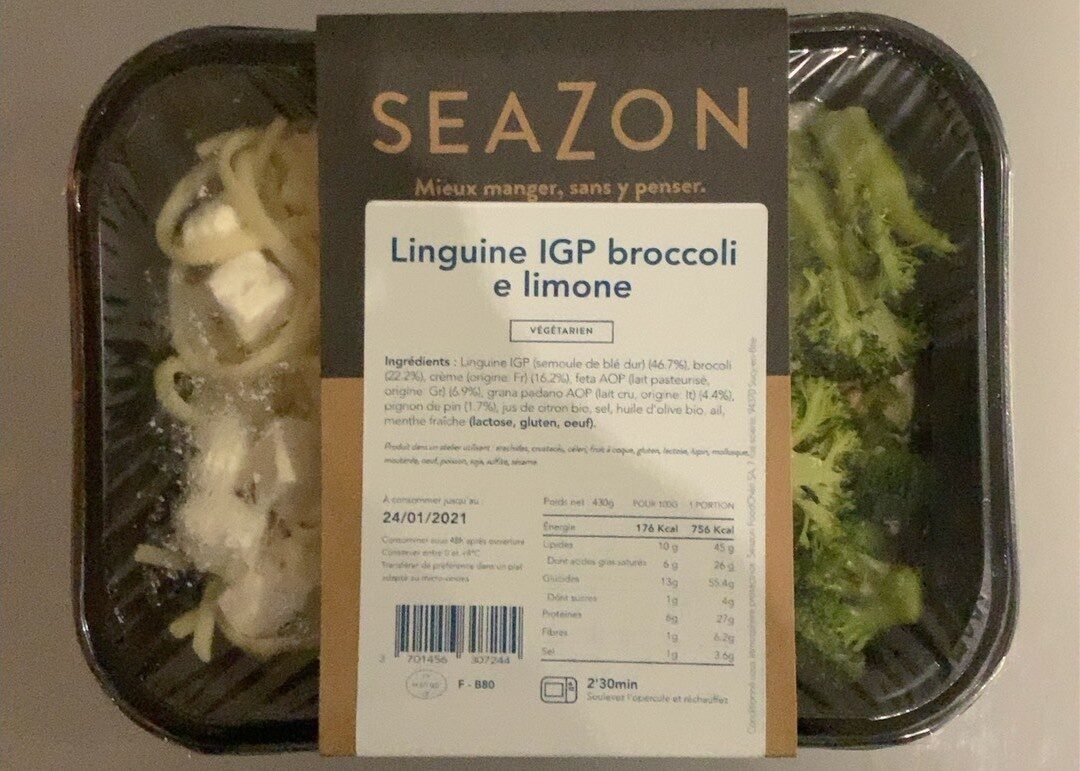 Linguine IGP broccoli e limone - Product - fr