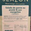 Salade Penne courgettes - Produit