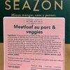 Meatloaf porc veggies - Producto