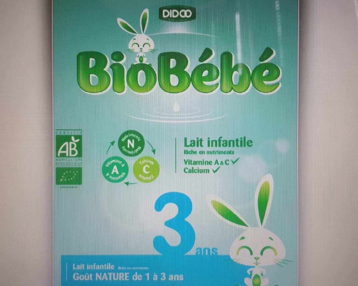 BioBébé 3 ans Goût Nature - Prodotto - fr
