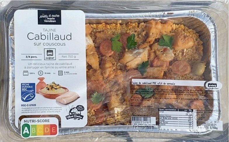 Tajine cabillaud sur couscous - Produkt - fr