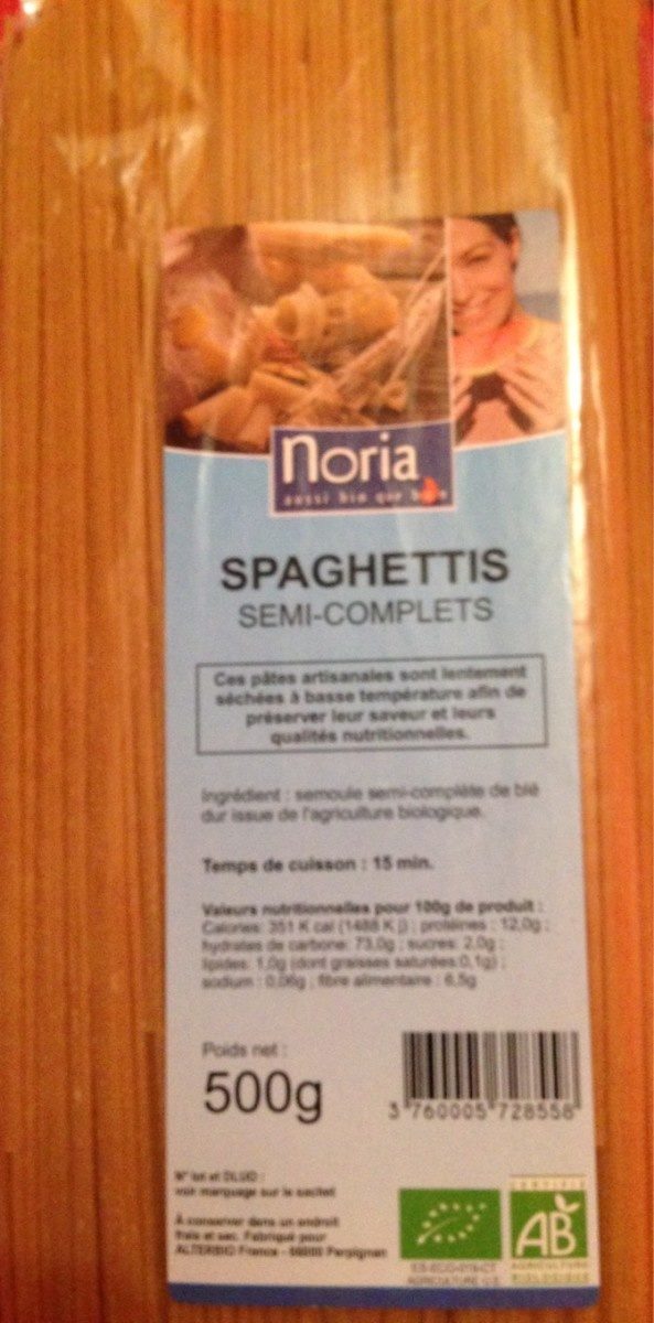 Spaghettis Semi-Complets - Product - fr