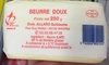 Beurre Doux (82% MG) - Product