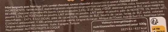 12 Mini beignets assortis - Ingredients - fr
