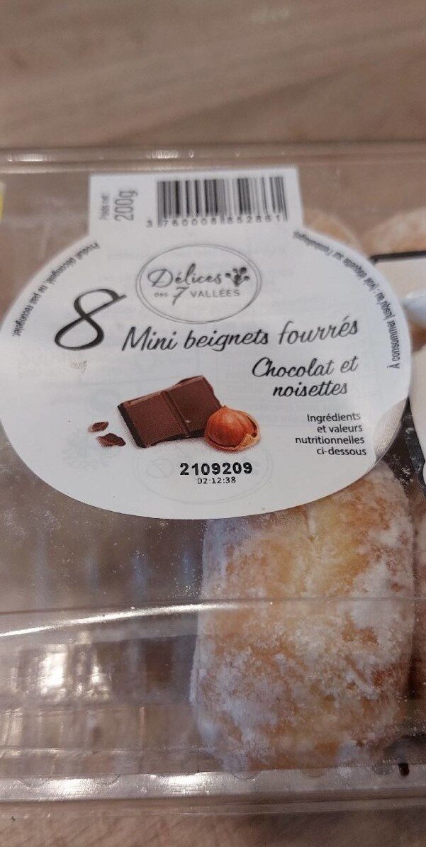 Mini beignets fourrés chocolat noisettes - Product - fr