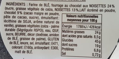 Mini beignets fourrés chocolat noisettes - Ingredients - fr
