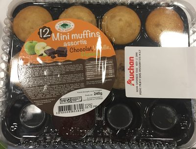 Mini Mufins Assortis Chocolat, Vanille, Pomme - Product - fr