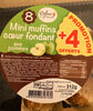 8 mini muffins cœur fondant aux pommes - Product