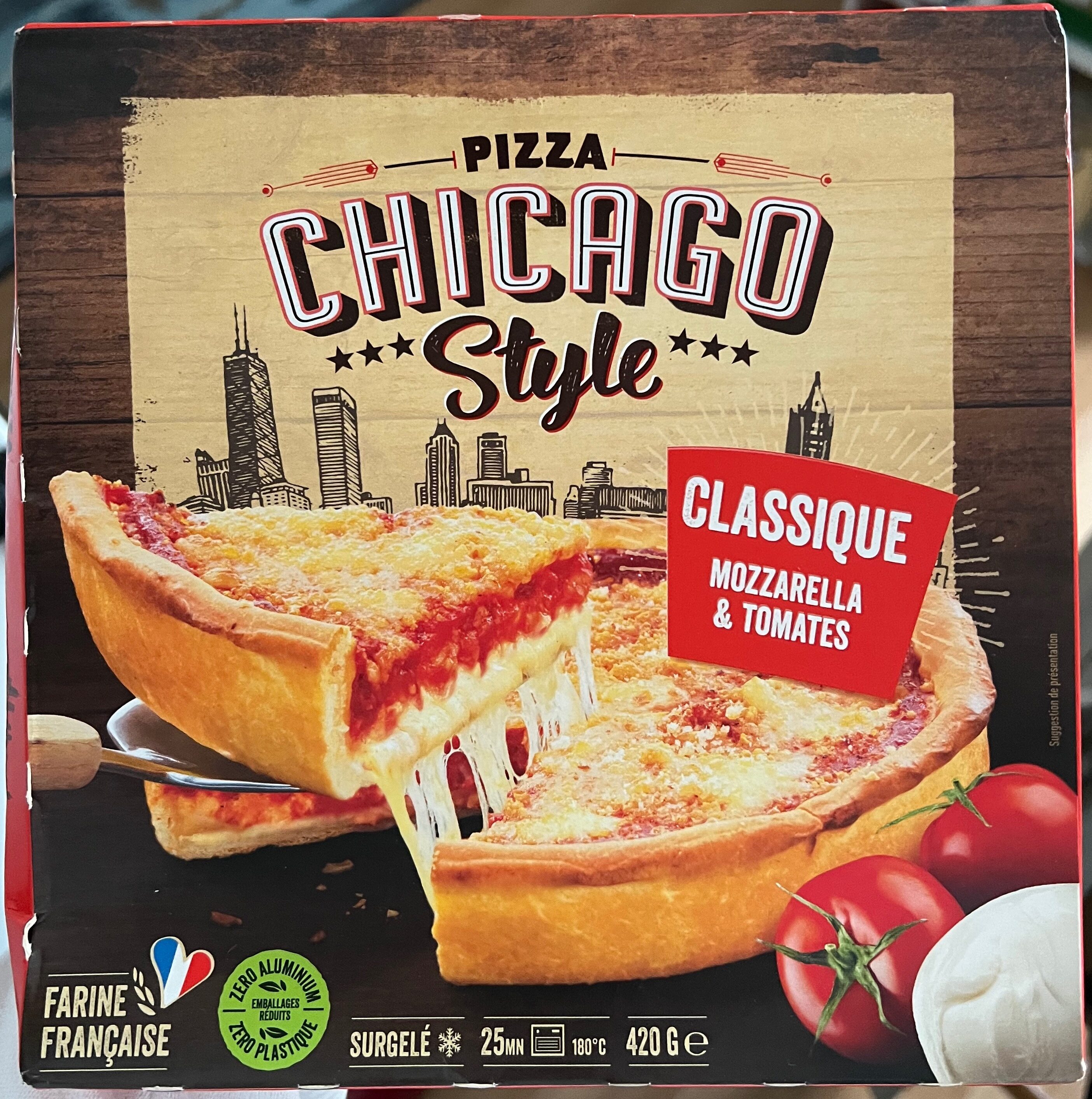 Pizza chicago style classique - Product - fr