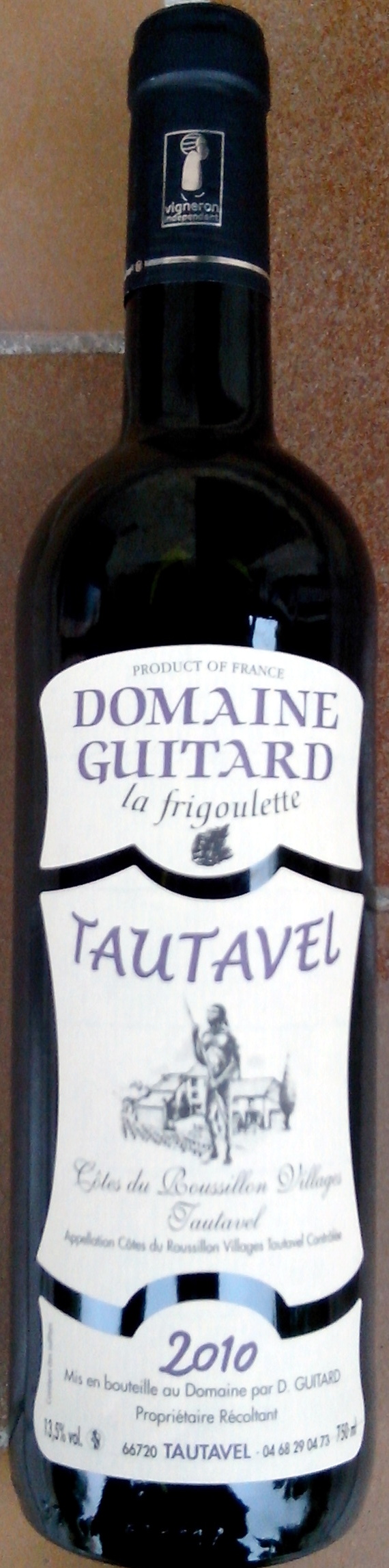 Tautavel 2010 Domaine Guitard - Product - fr