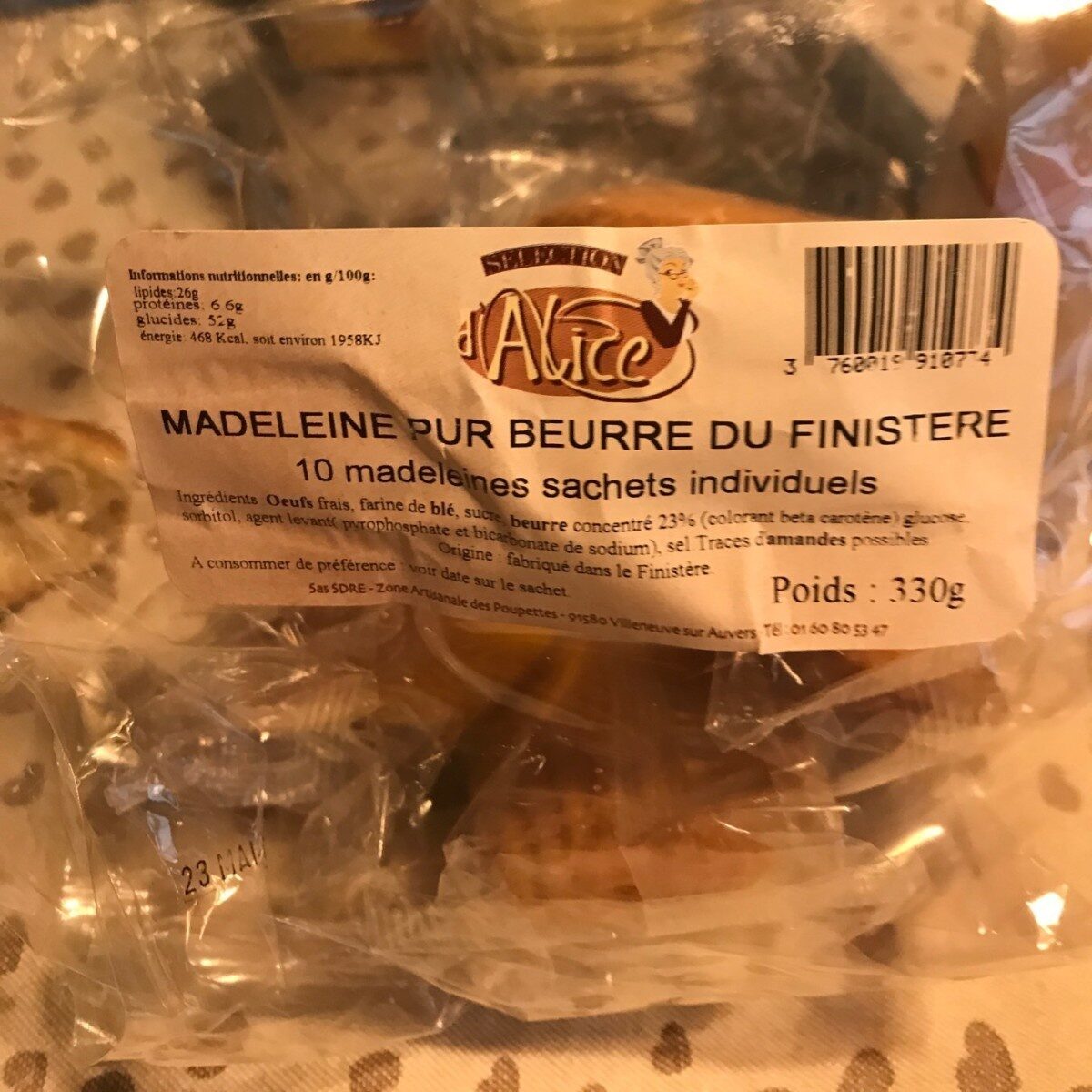 Madeleines pur beurre du Finistère - Product - fr