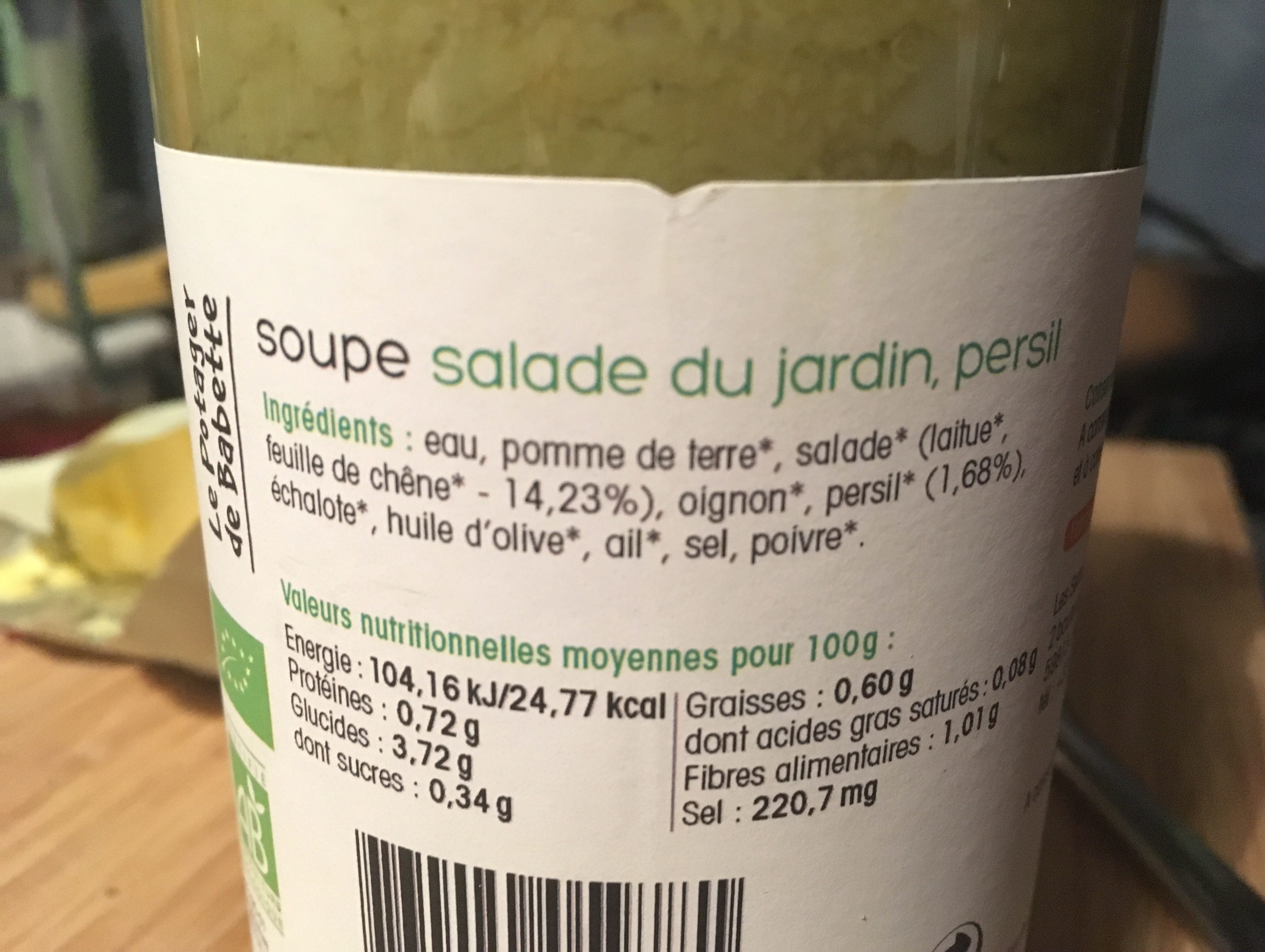 Soupe salade du jardin persil - Ingredienser - fr
