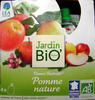 Dessert Biofruits Pomme nature Jardin Bio - Produit